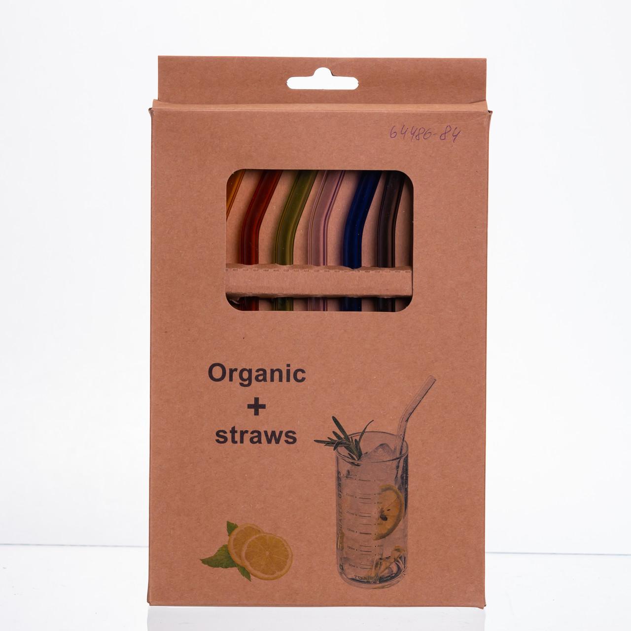 Набір скляних трубочок із щіточкою (8+1) 64486-84