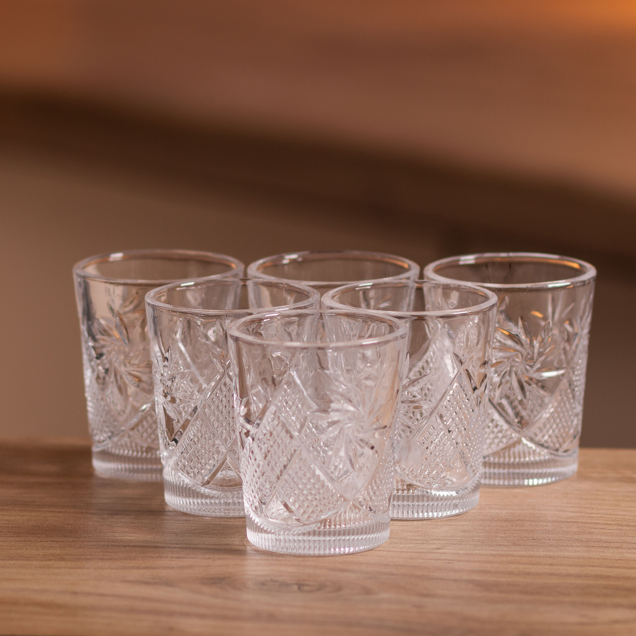 Набір стопок 6 штук 50 мл скляні HP-19-133