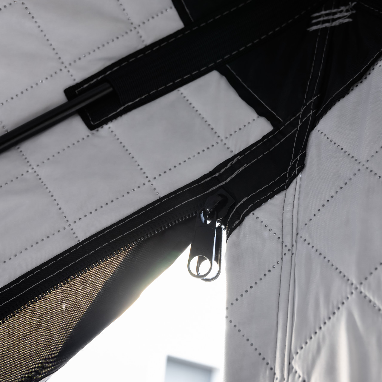 Намет зимовий утеплений "куб" (3-місний 210х210х210), Зимовий намет для рибалки туризму кемпінгу та подорожей Чорний LU-BD18B