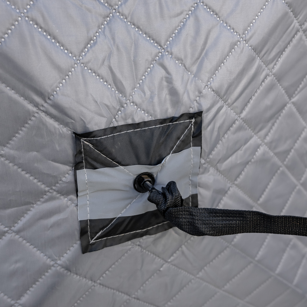 Намет зимовий утеплений "куб" (3-місний 210х210х210), Зимовий намет для рибалки туризму кемпінгу та подорожей Сірий LU-BD18G