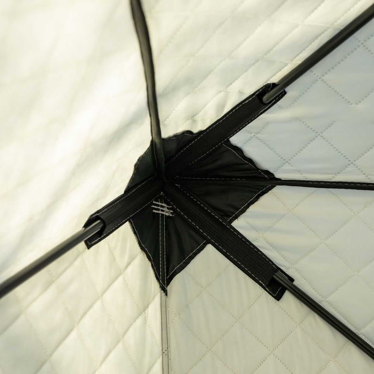 Намет зимовий утеплений "куб" 4-місний LUGI (210х210х210), Зимовий намет для рибалки туризму кемпінгу та подорожей Хакі LU-BD21