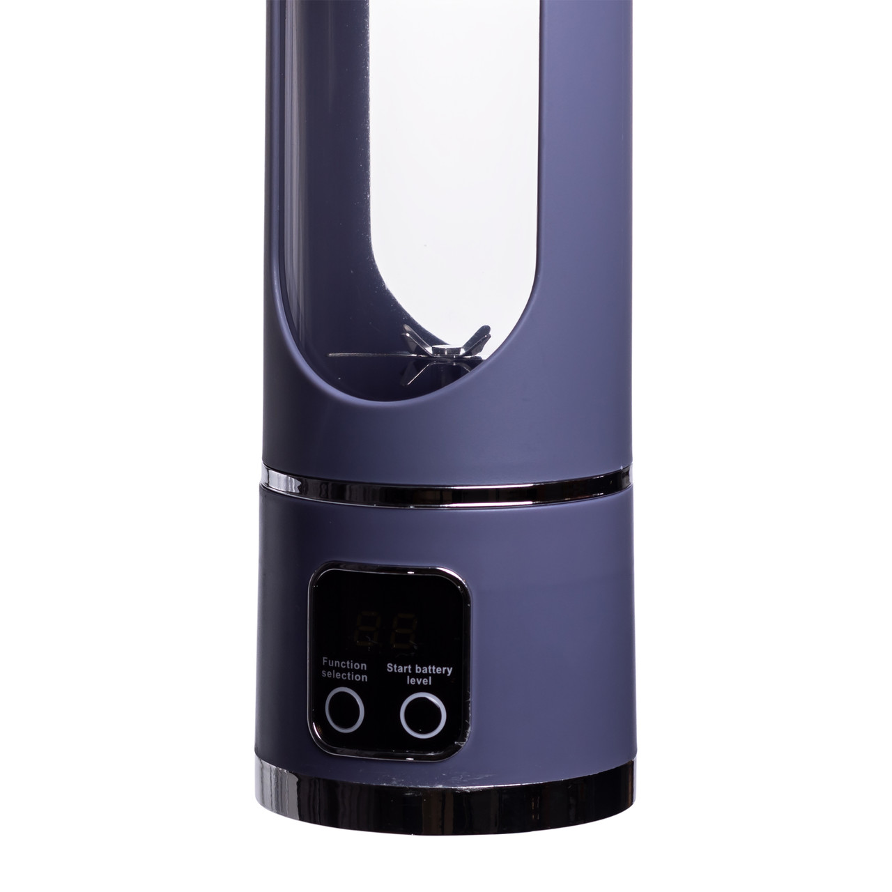 Портативний блендер для смузі на акумуляторі 450 мл блендер пляшка 25 Вт USB Сірий HP-11-10G