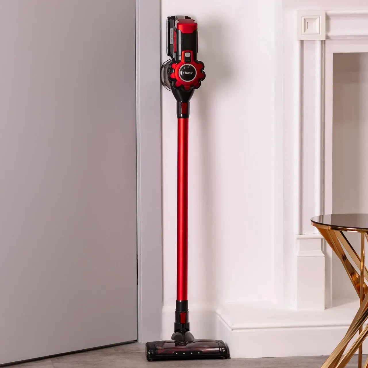 Пилосос акумуляторний ручний Sokany вертикальний бездротовий для сухого прибирання 2 швидкості 2000 Вт SK3391R