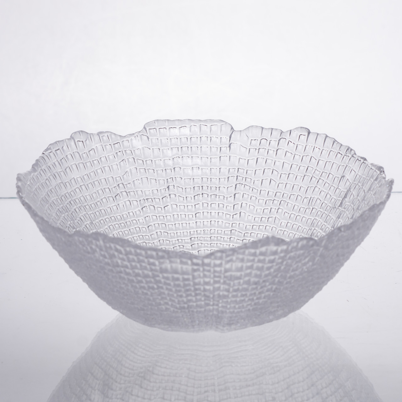 Салатниця велика скляна прозора 1 літр кругла 64486-49