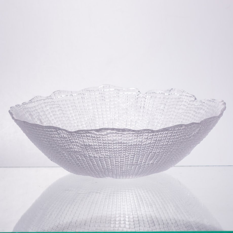 Салатниця велика скляна прозора 2 літри кругла 64486-48