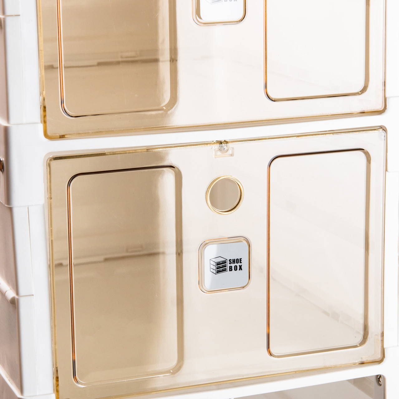 Шафа для взуття портативна пластикова 33 х 26х 100 см на 6полиць Біла HPS658