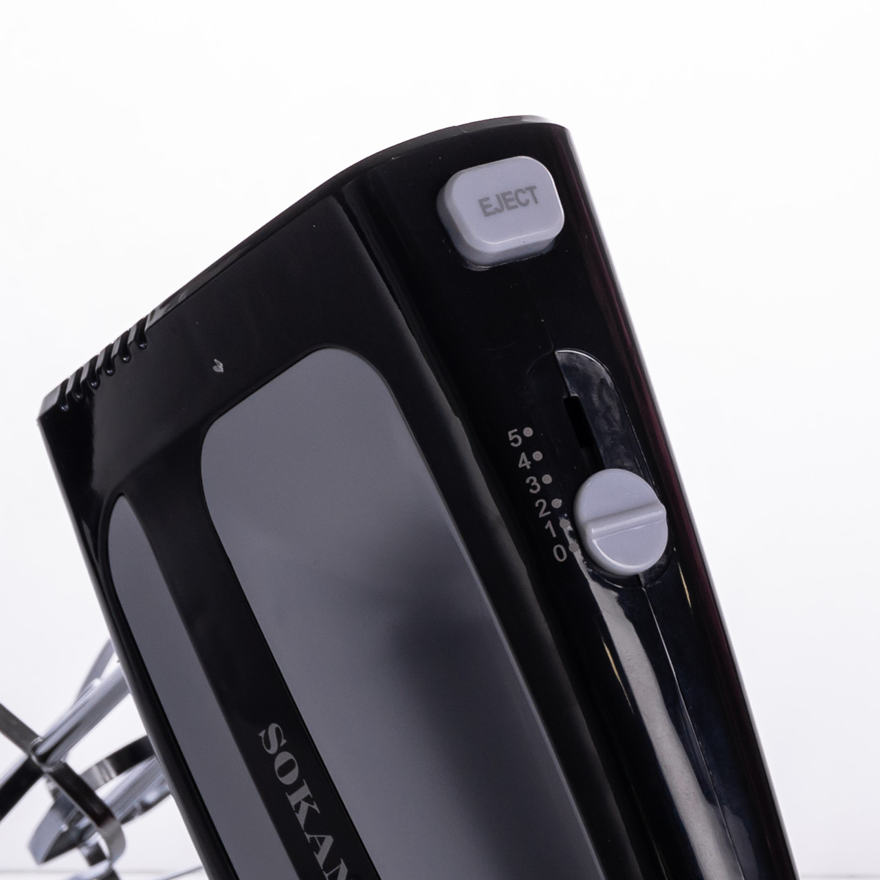 Стаціонарний міксер Sokany CX-6622 з чашею 3,5 л, 400 Вт, 5 швидкостей, 2 насадки Чорний