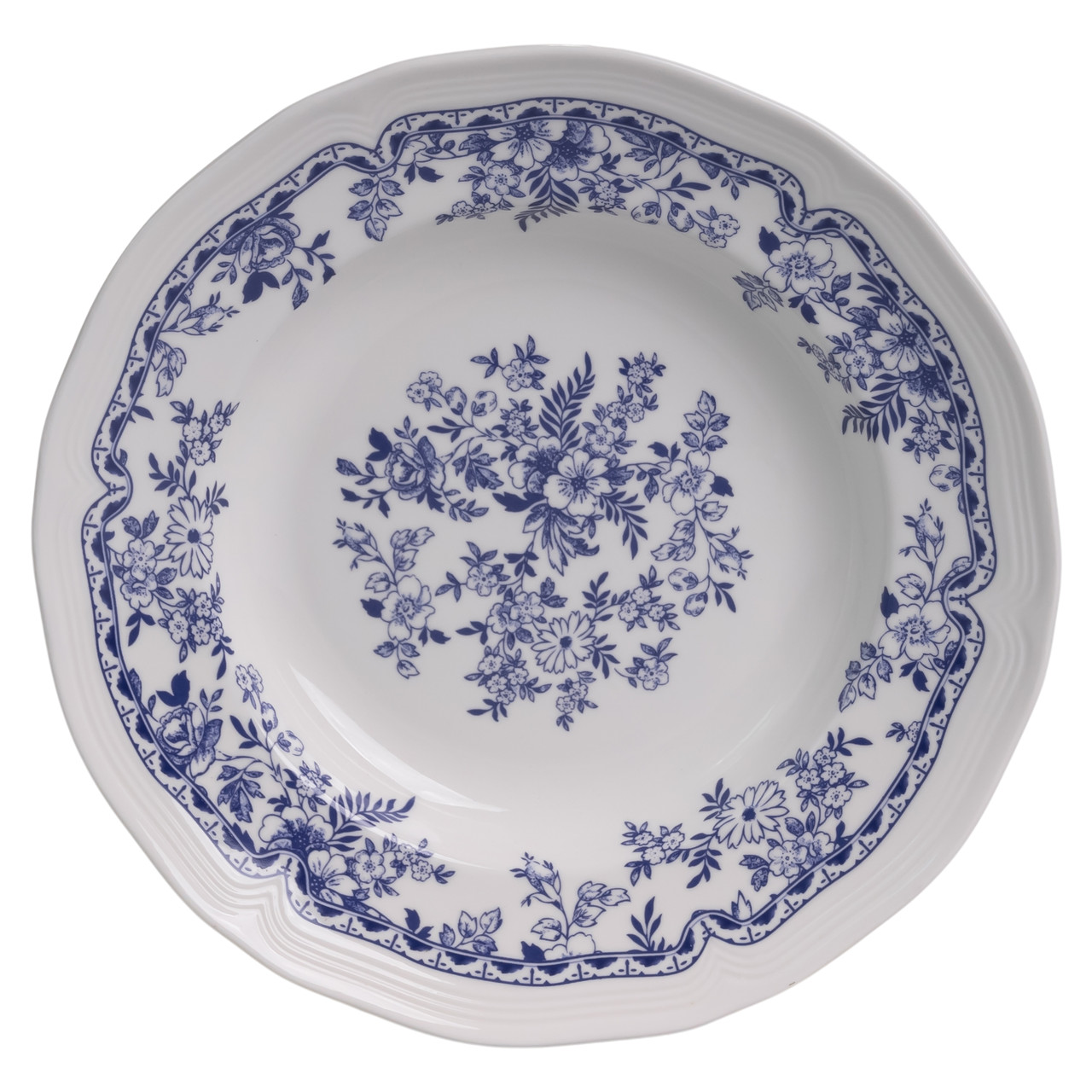 Столовий набір посуду 16 (шт) на 4 особи Bitossi порцеляновий Синій YY78-1A