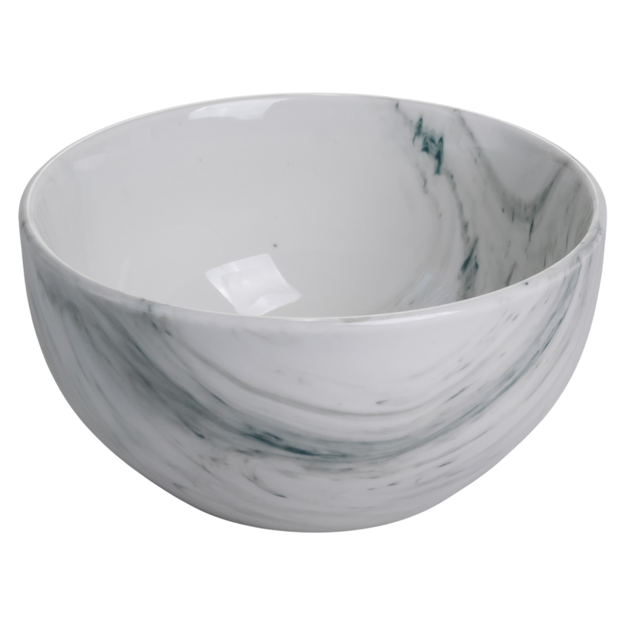 Столовий набір посуду тарілок і чашок 16 предметів на 4 персони Marmor порцеляновий, обідній столовий сервіз тарілок MD-16-2G