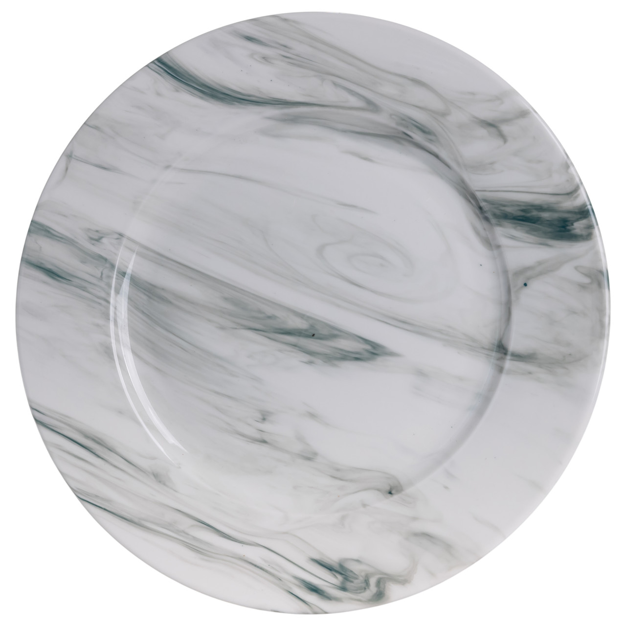 Столовий набір посуду тарілок і чашок 16 предметів на 4 персони Marmor порцеляновий, обідній столовий сервіз тарілок MD-16-2G