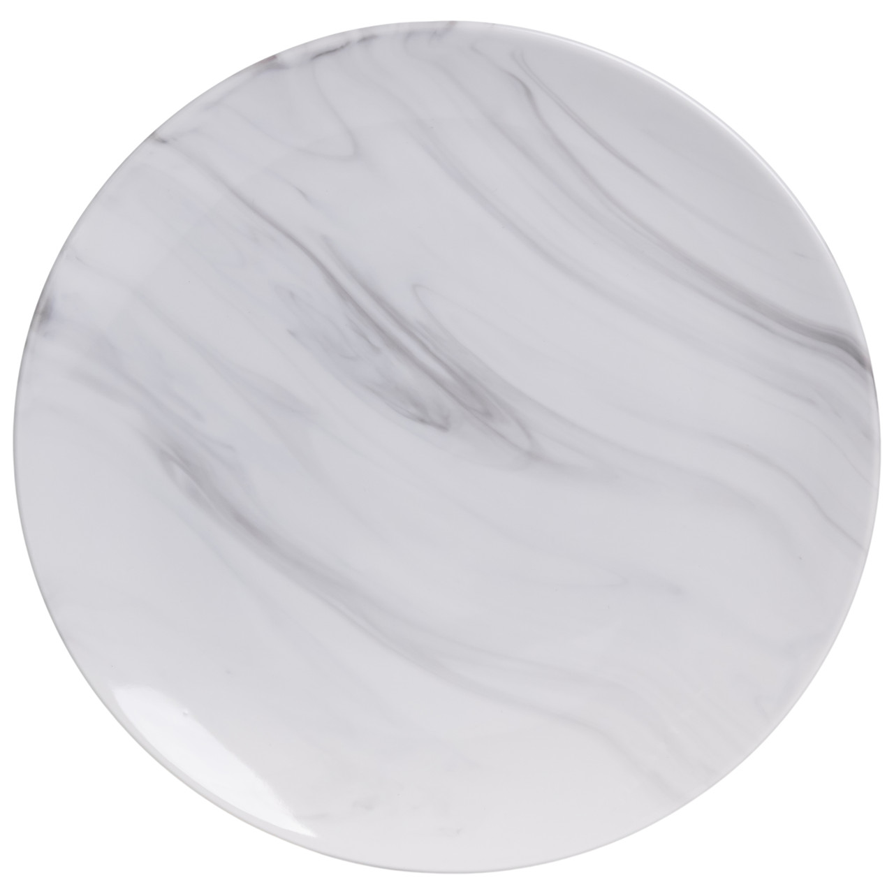 Столовий набір посуду тарілок і чашок 24 предметів на 6 персон Marmor порцеляновий MD-24-2G