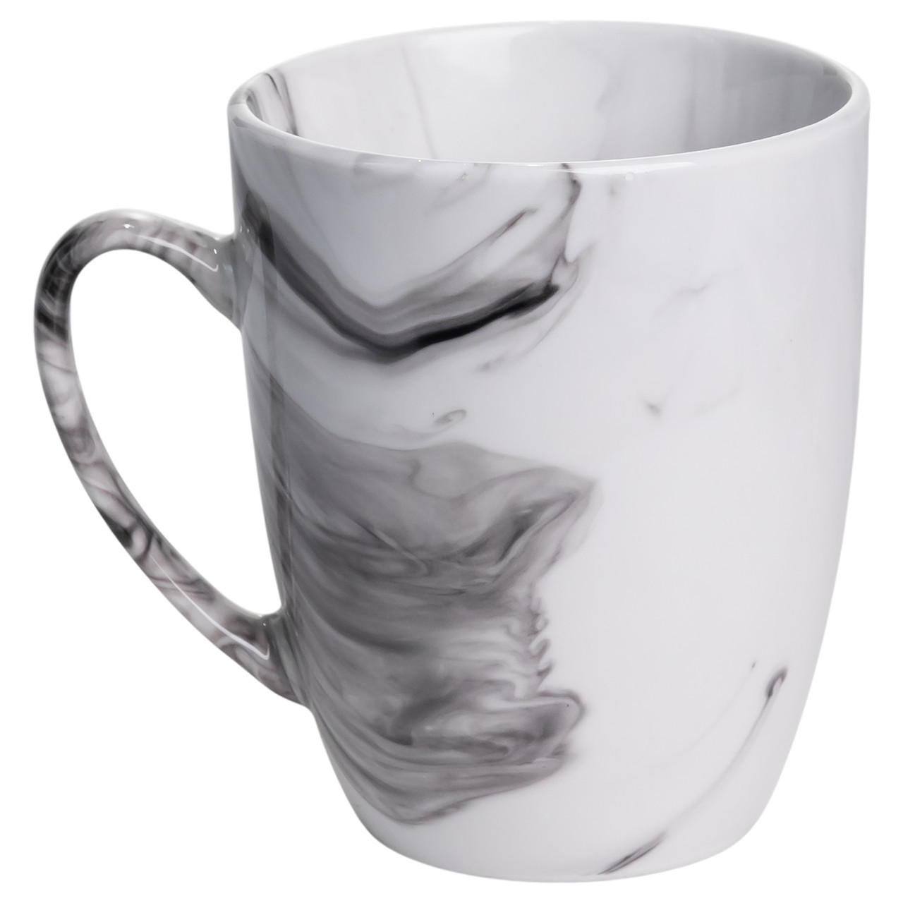 Столовий набір посуду тарілок і чашок 24 предметів на 6 персон Marmor порцеляновий MD-24-2G