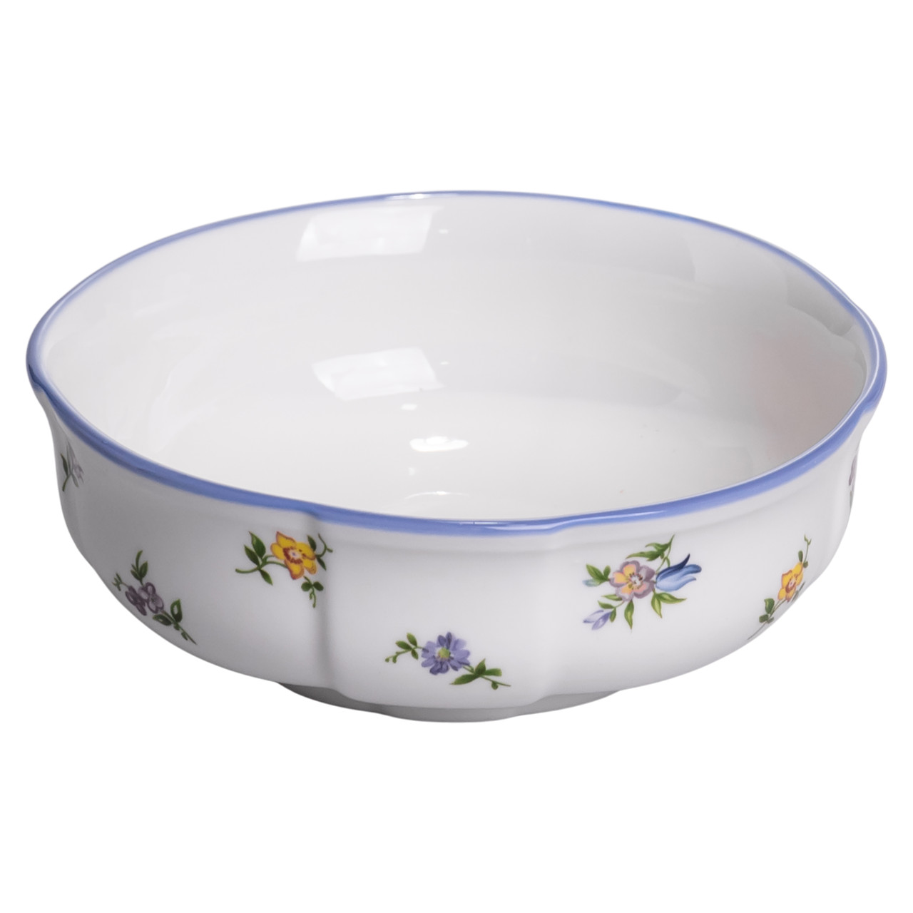 Столовий набір посуду тарілок і чашок 32 предмети на 6 персон Retro Floral порцеляновий, обідній столовий сервіз тарілок YY78-9A