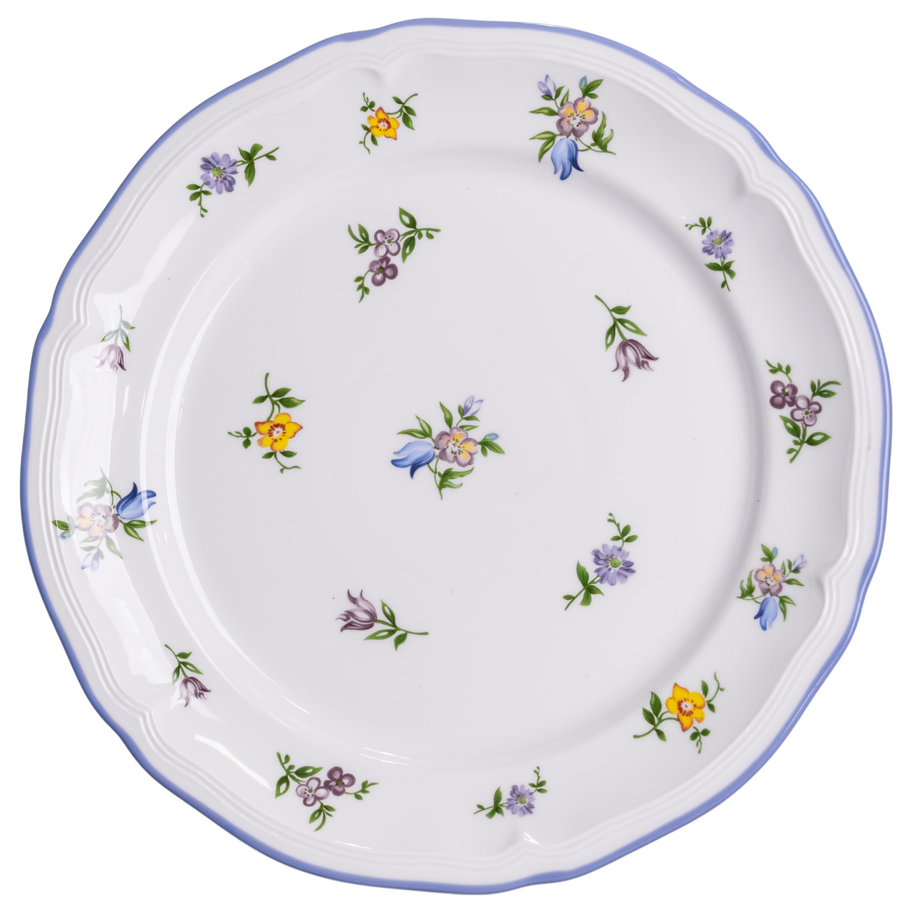 Столовий набір посуду тарілок і чашок 32 предмети на 6 персон Retro Floral порцеляновий, обідній столовий сервіз тарілок YY78-9A