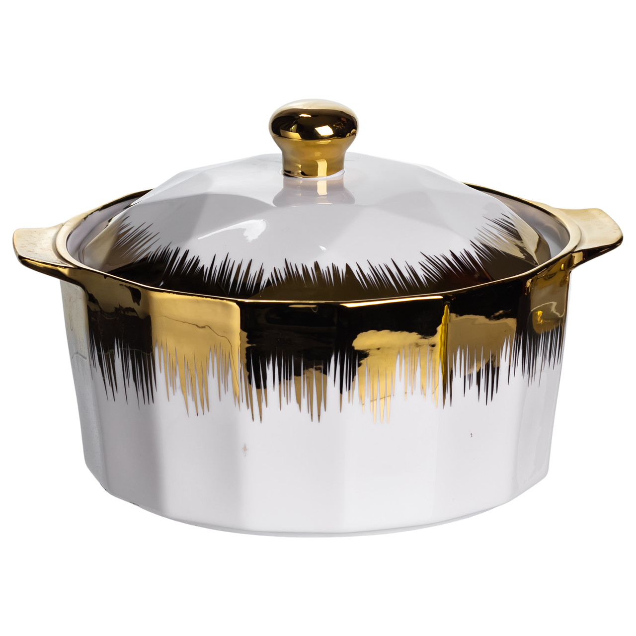 Суповий сервіз на 6 персон супниця 2 (л) на підставці з бульйонницями 300 (мл) тарілки для супу ML-T35