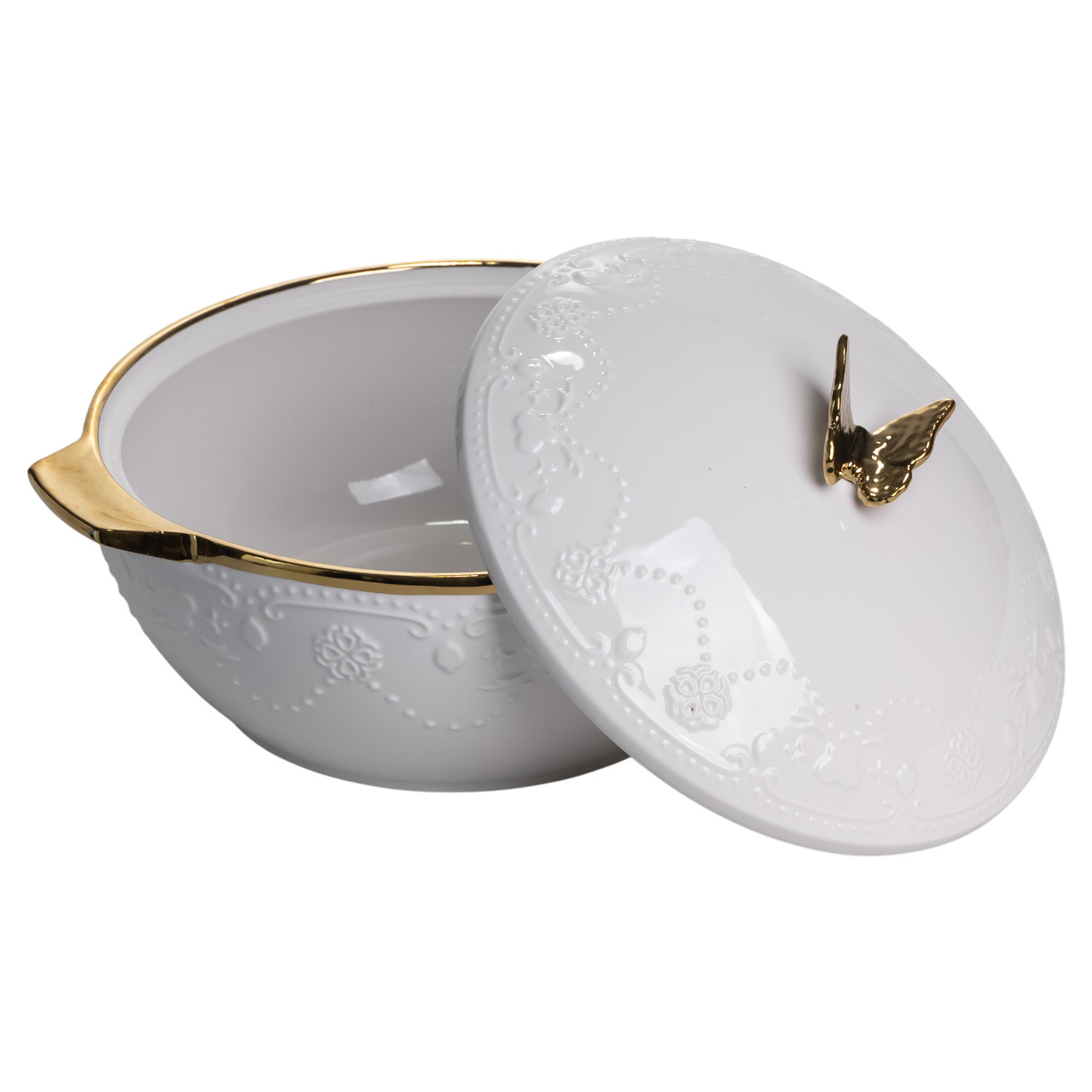 Суповий сервіз на 6 осіб супниця 3 (л) з бульйонницями 300 (мл) тарілки для супу SPW-16