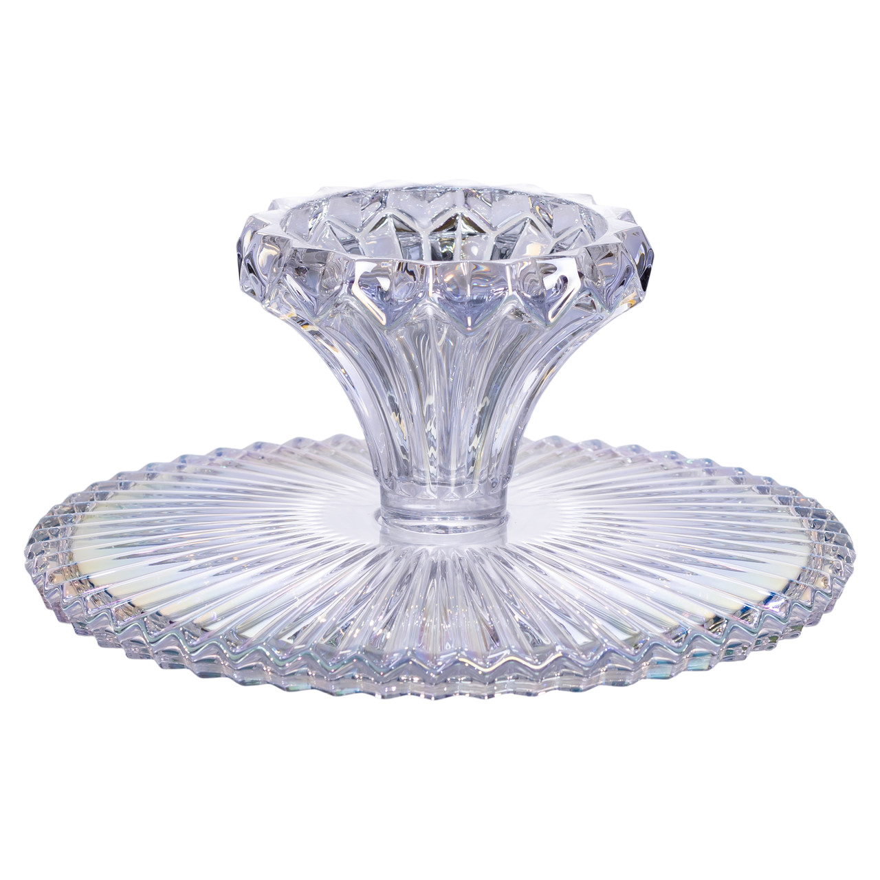 Тортівниця на ніжці Ø26 см скляна кругла HP-19-148