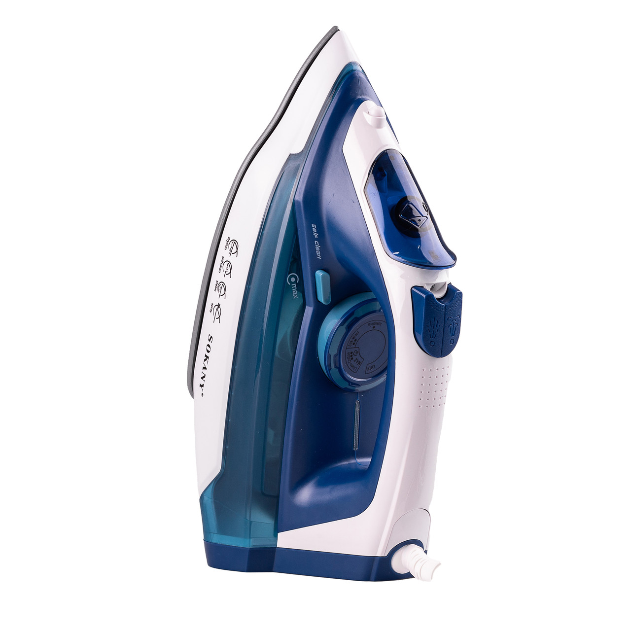 Праска бездротова парова Sokany SK-2055 2400 Вт з підставкою та керамічною підошвою з відпарюванням