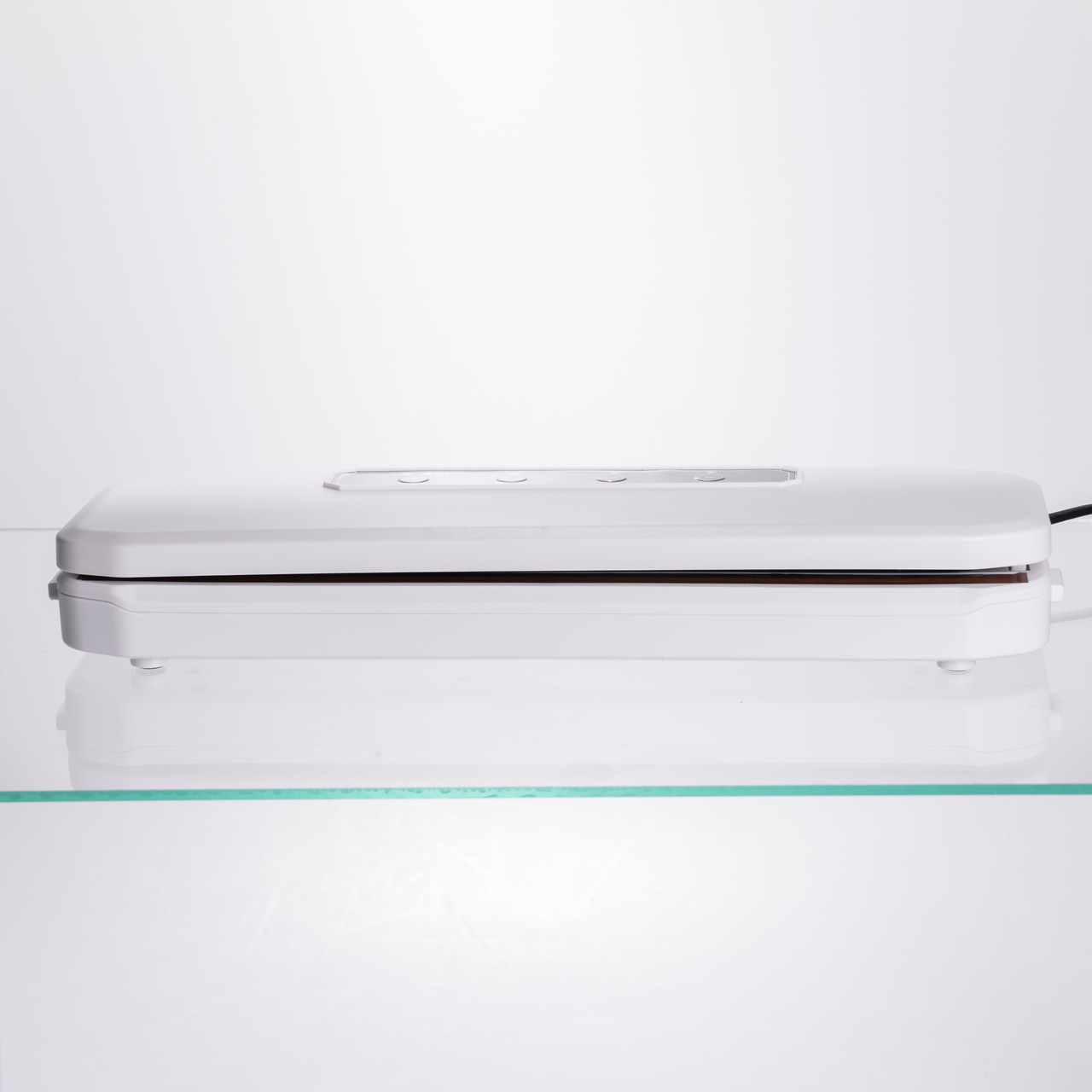 Вакууматор побутовий для сухих та вологих продуктів 400 Вт вакуумний пакувальник 4 режими роботи + 10 пакетів Білий HP-11-17W