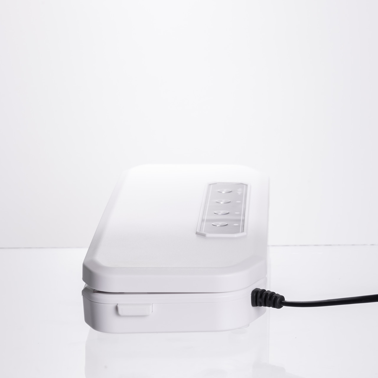 Вакууматор побутовий для сухих та вологих продуктів 400 Вт вакуумний пакувальник 4 режими роботи + 10 пакетів Білий HP-11-17W