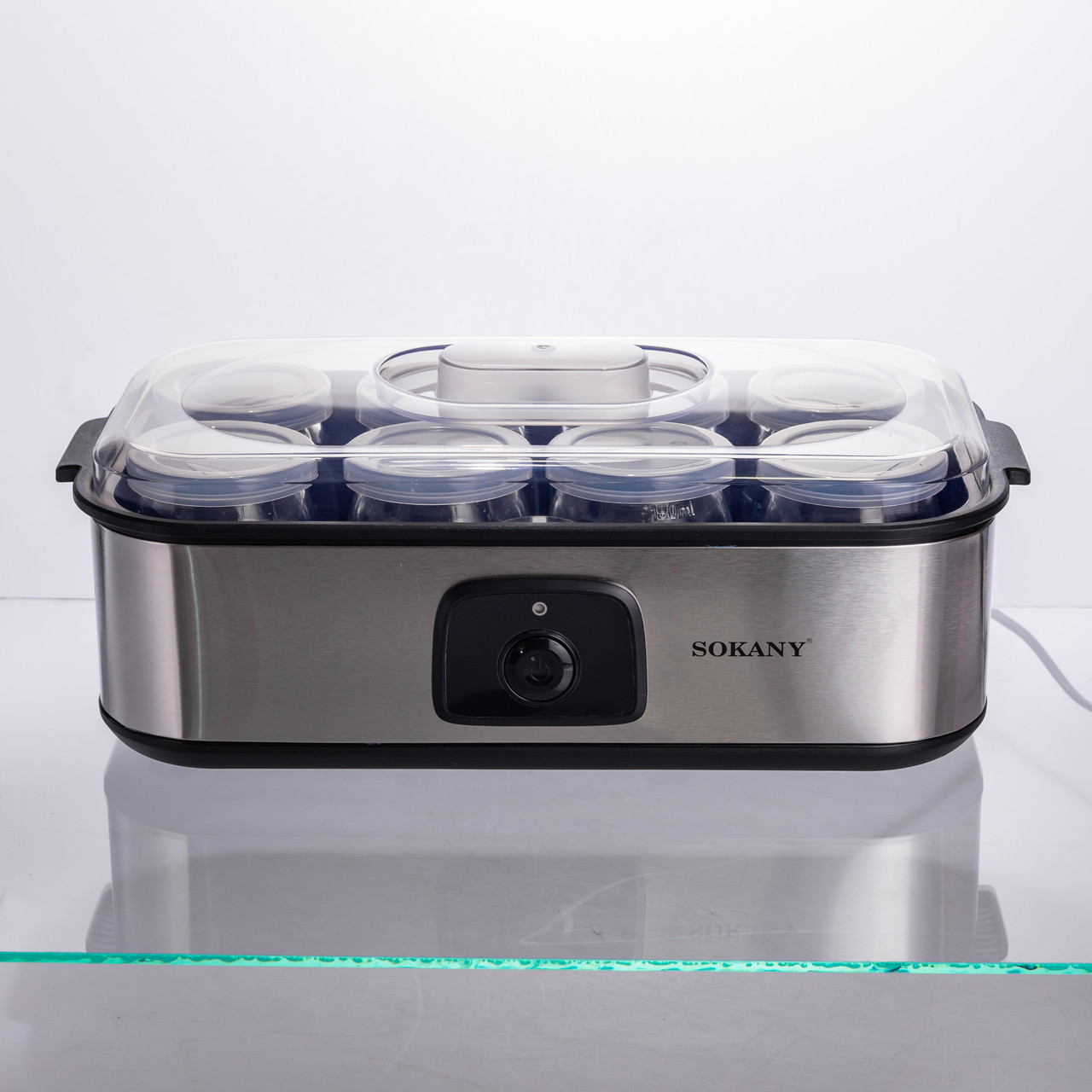 Йогуртниця електрична на 8 баночок по 180 (мл) 20 Вт SK-08109