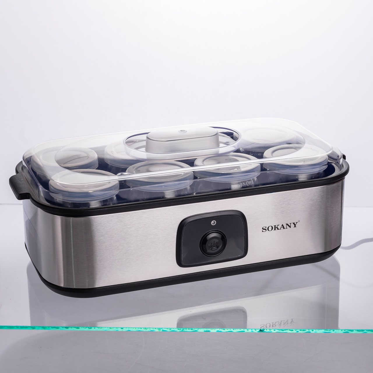 Йогуртниця електрична на 8 баночок по 180 (мл) 20 Вт SK-08109