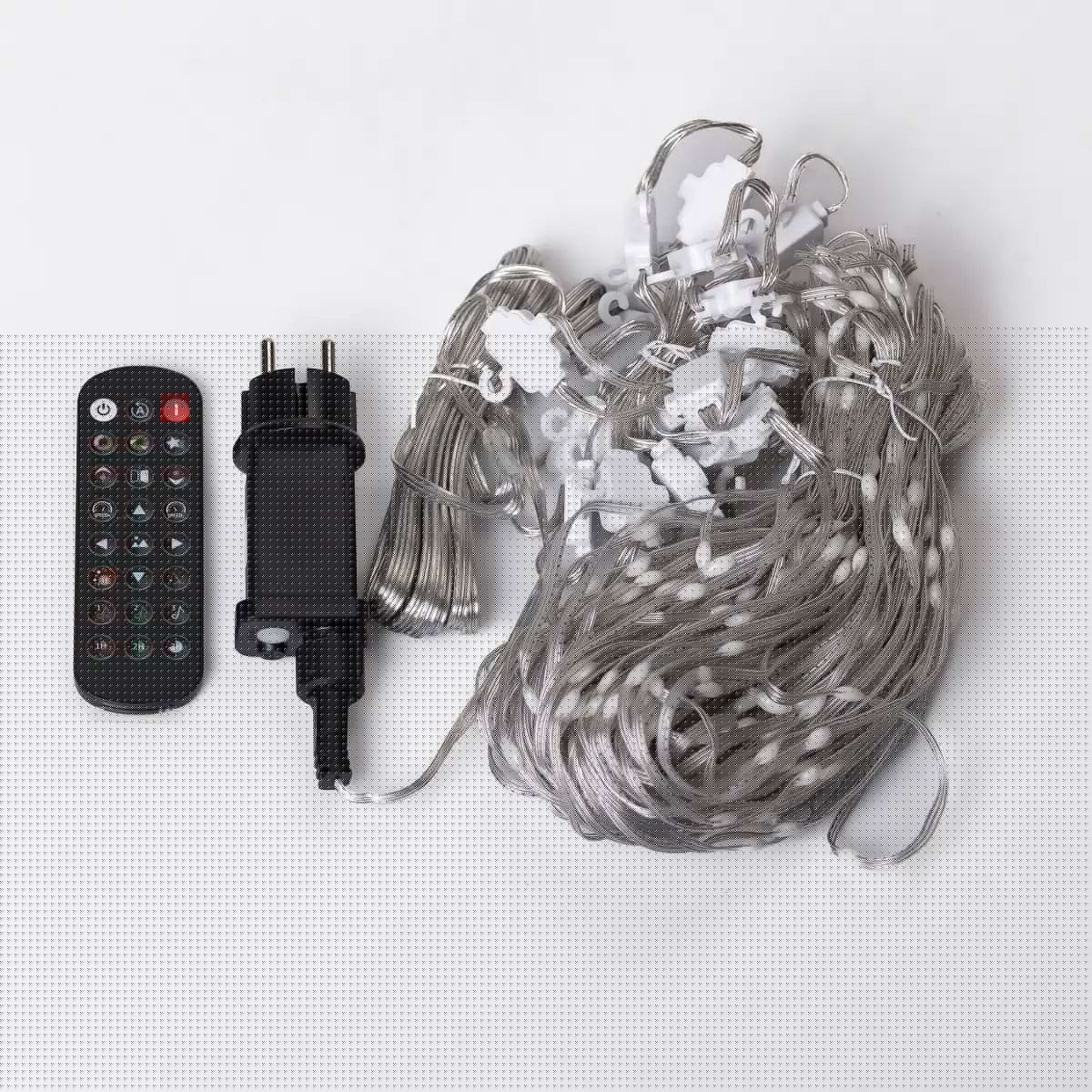 Розумна гірлянда Smart штора 400 LED 3*3 м з керуванням зі смартфона, мультиколор W006SH