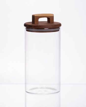 банка для сипучих продуктів з бамбуковою кришкою 1.2 л 64486-67