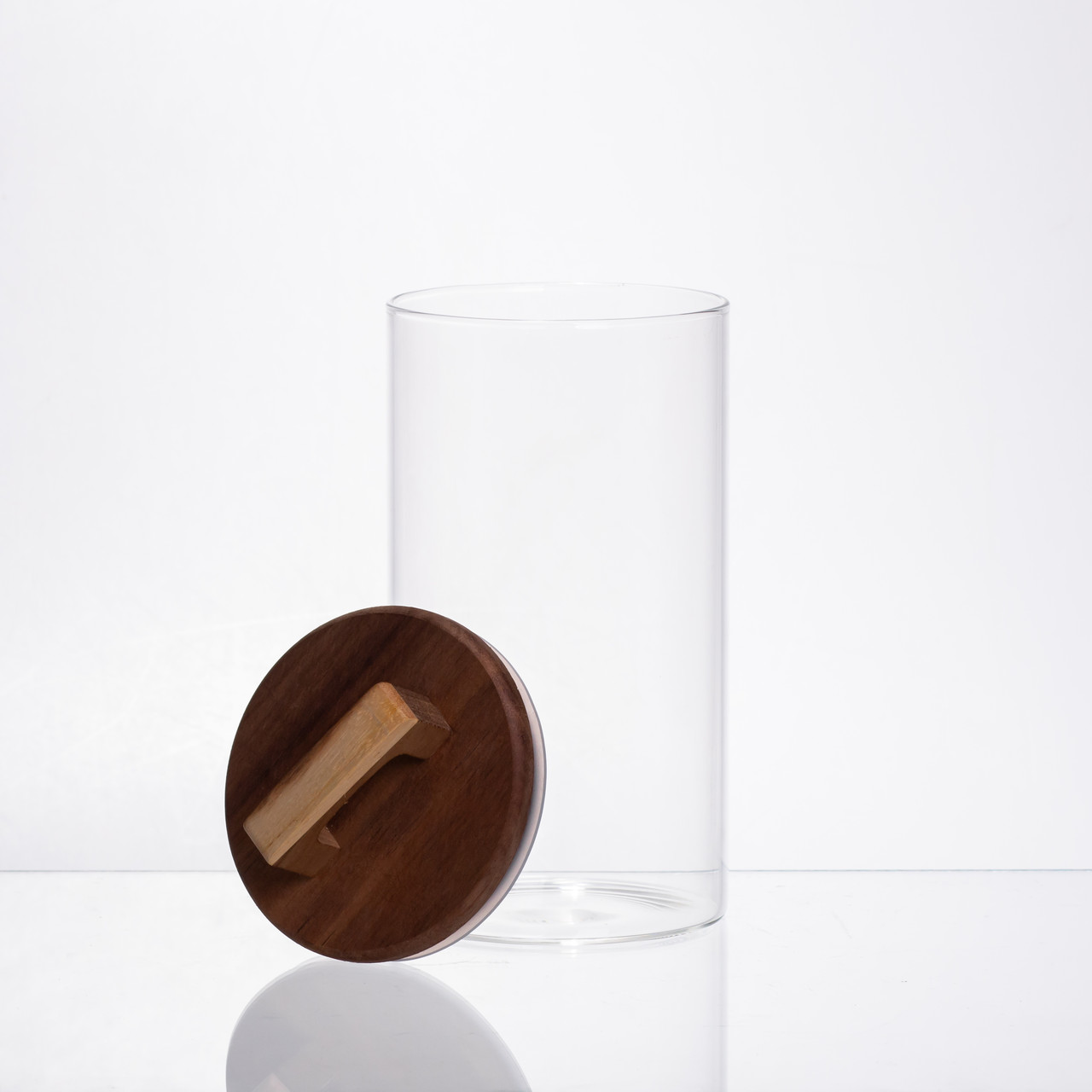 банка для сипучих продуктів з бамбуковою кришкою 1.2 л 64486-67