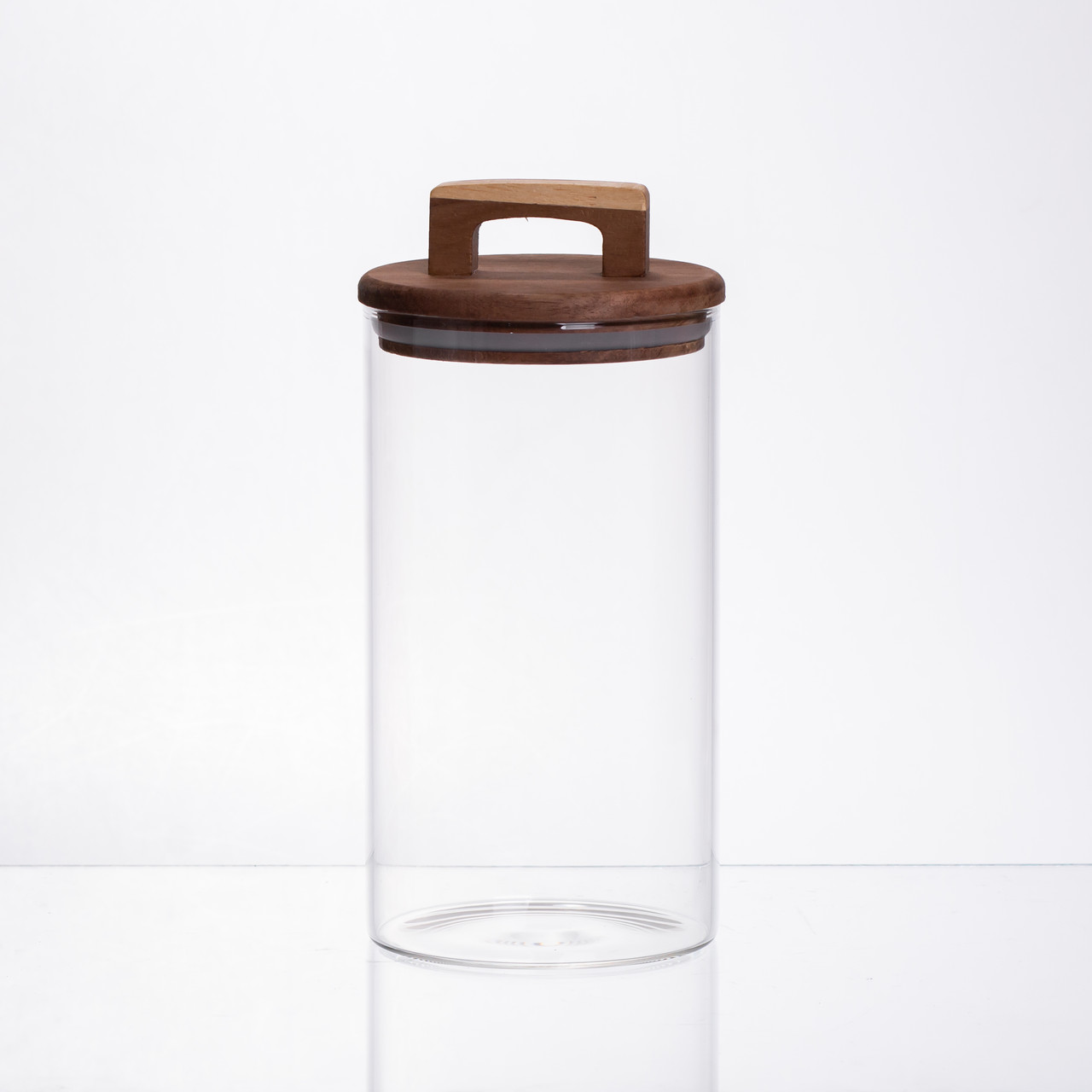 банка для сипучих продуктів з бамбуковою кришкою 1.2 л 64486-67