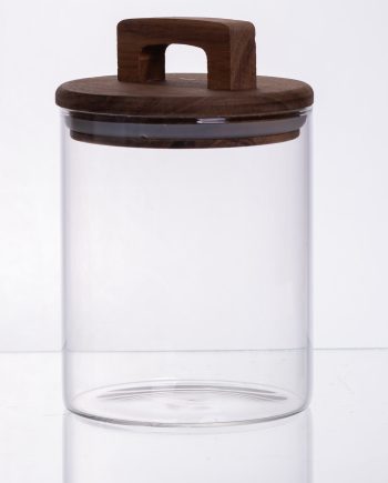 банка для сипучих продуктів з бамбуковою кришкою 800 мл 64486-65