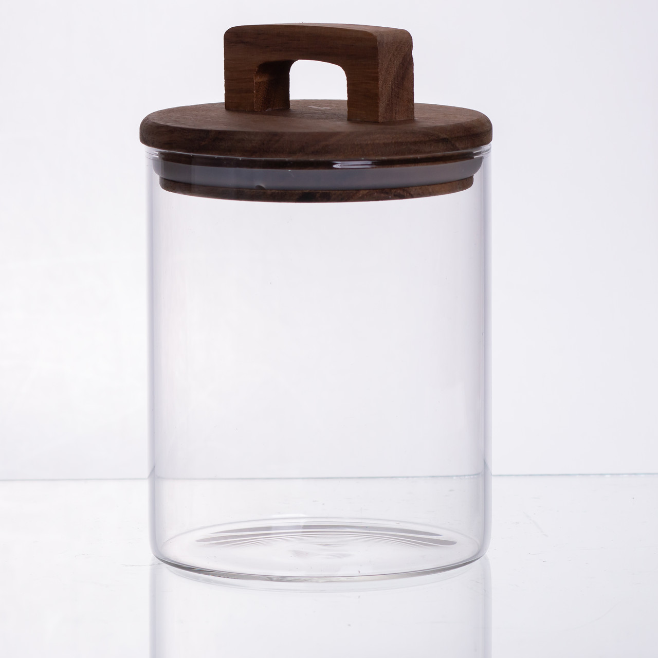 банка для сипучих продуктів з бамбуковою кришкою 800 мл 64486-65