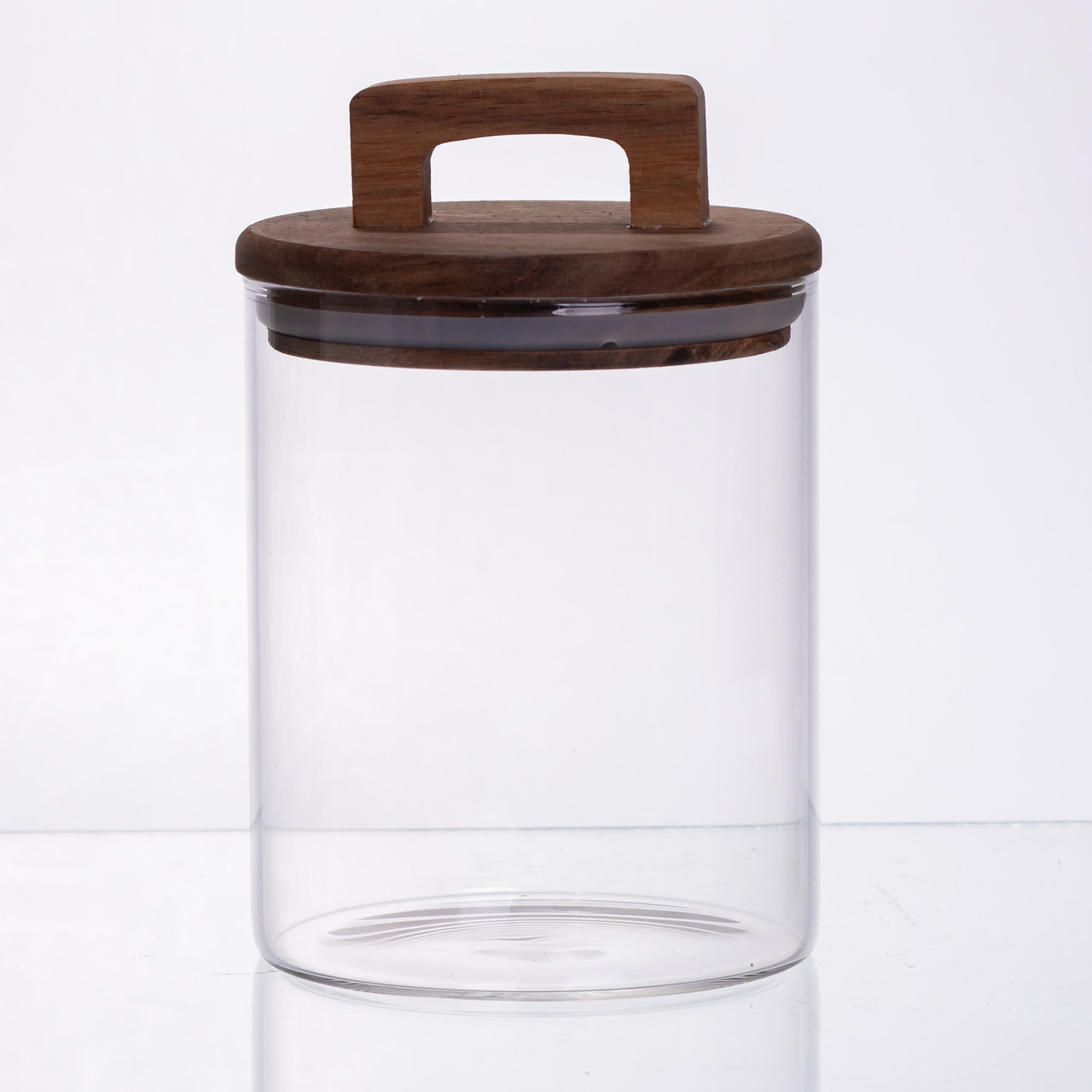 банка для сипучих продуктів з бамбуковою кришкою 800 мл 64486-65
