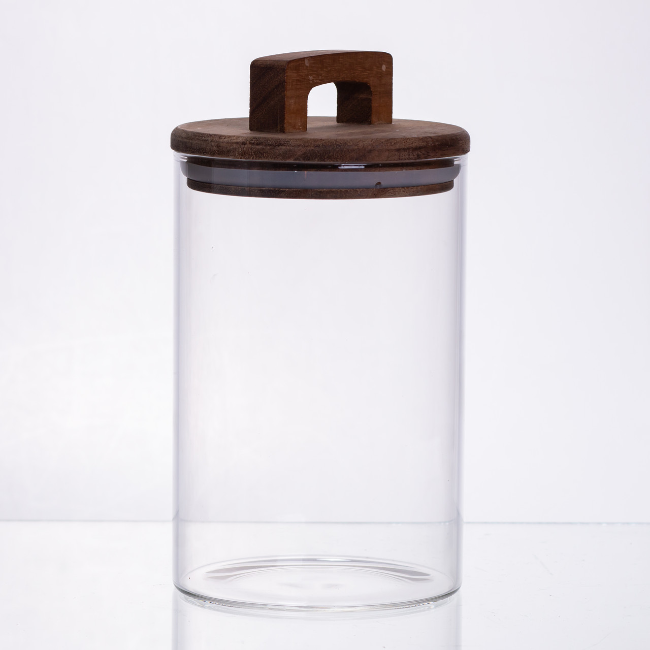 банка для сипучих продуктів з бамбуковою кришкою 900 мл 64486-66