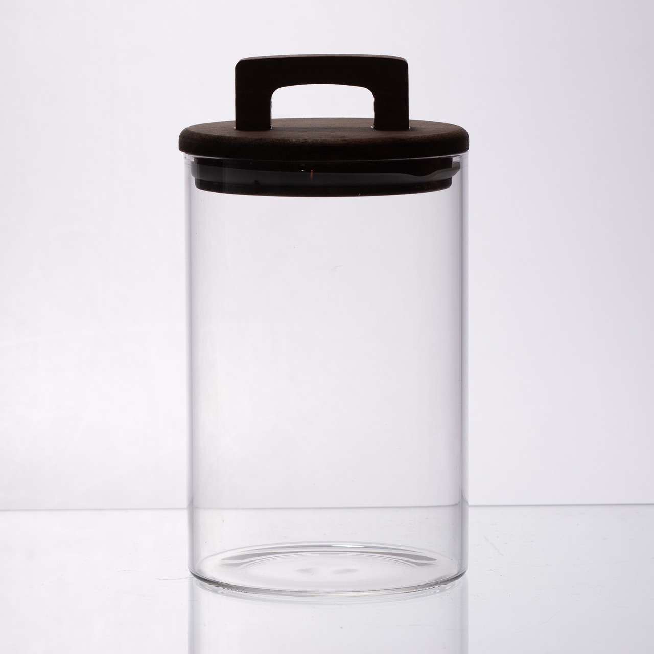 банка для сипучих продуктів з бамбуковою кришкою 900 мл 64486-66