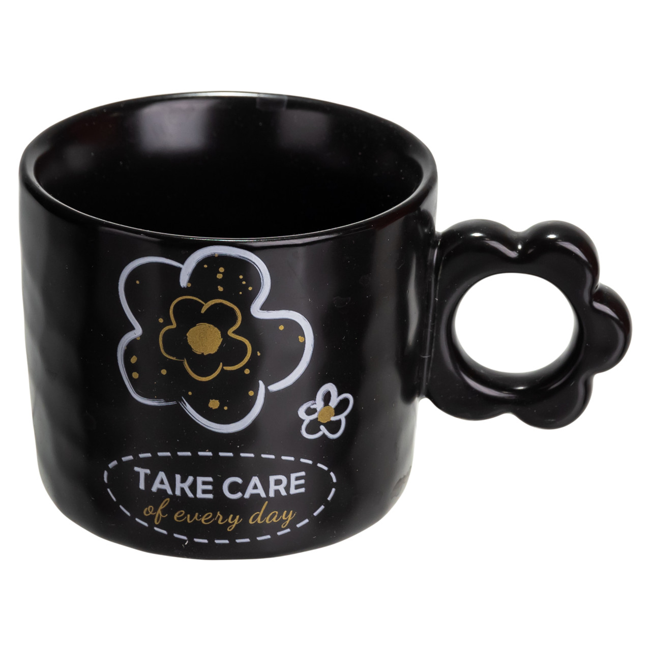 Чашка для чаю та кави порцелянова 420 (мл) гарна оригінальна кружка на подарунок FM-14C