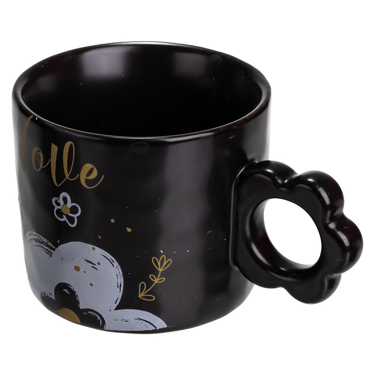 Чашка для чаю та кави порцелянова Love 420 (мл) гарна оригінальна кружка на подарунок FM-14B