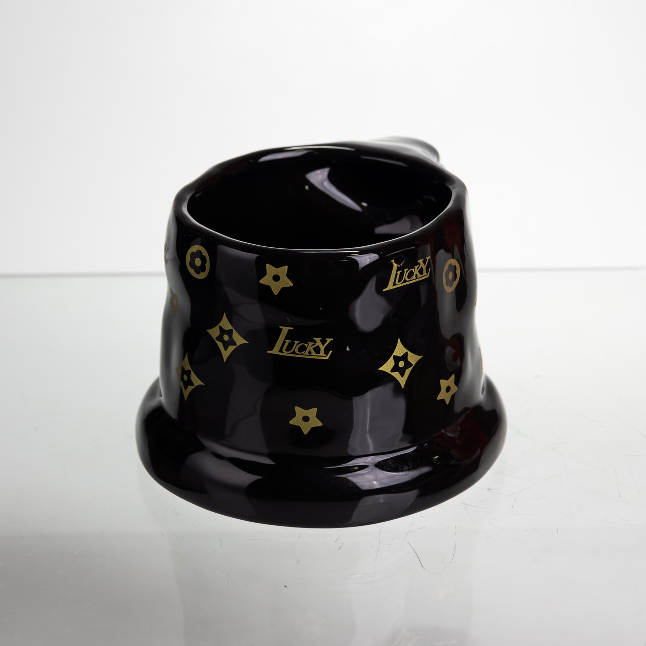 Чашка порцелянова 500 (мл) оригінальна кружка на подарунок чашка для чаю та кави Чорний FM-11B