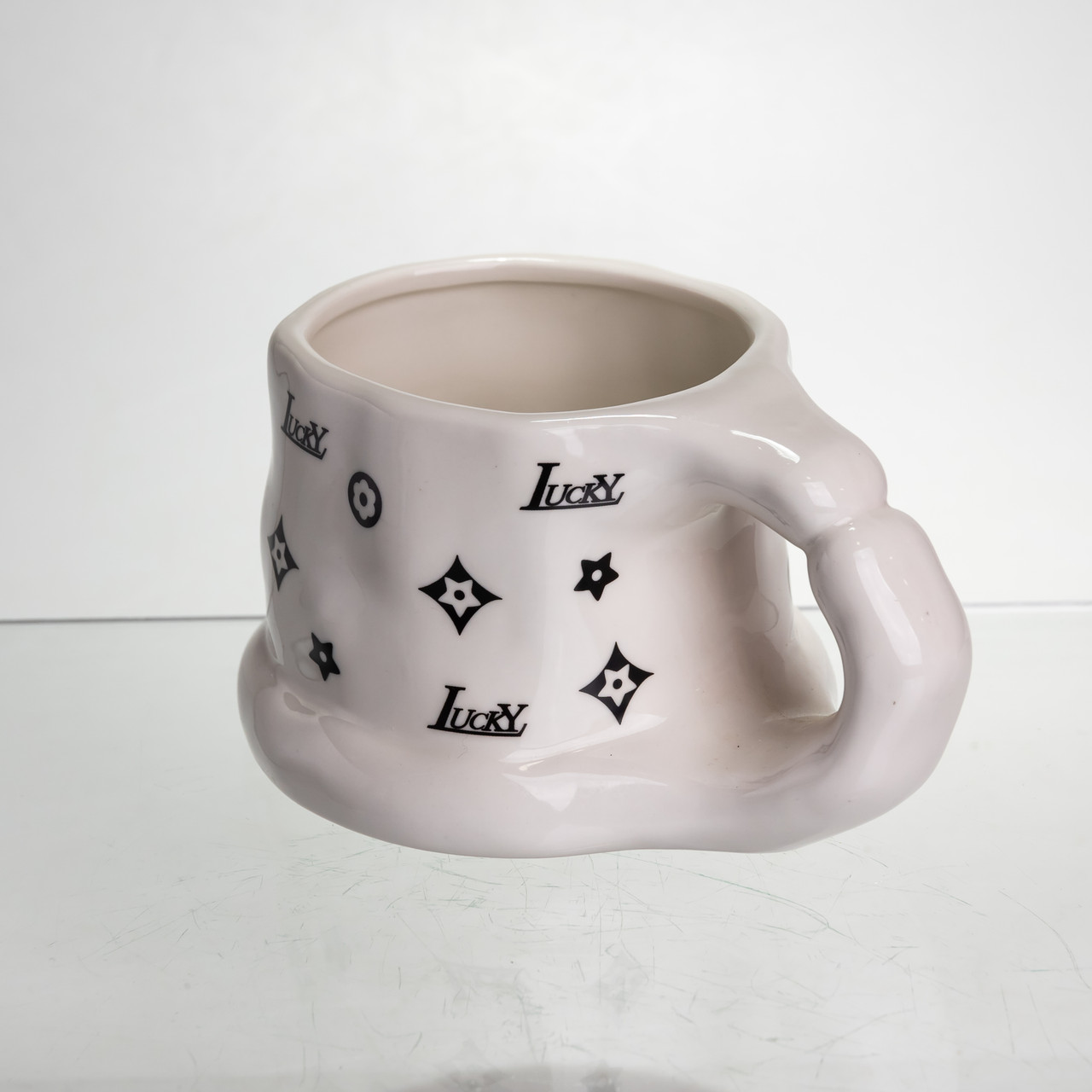 Чашка порцелянова 500 (мл) оригінальна кружка на подарунок чашка для чаю та кави Чорний FM-11A