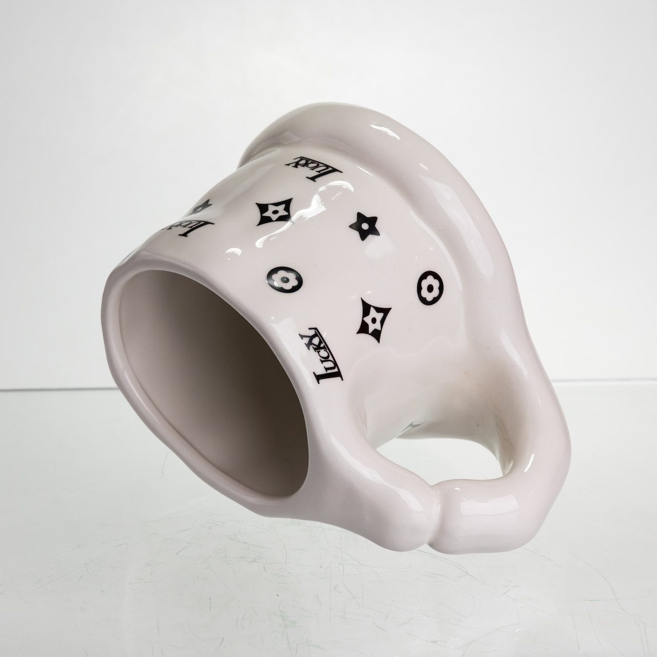 Чашка порцелянова 500 (мл) оригінальна кружка на подарунок чашка для чаю та кави Чорний FM-11A