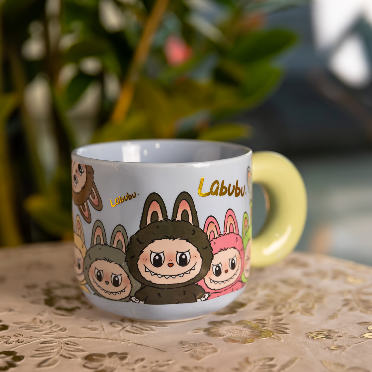 Чашка порцелянова Labubu 400 (мл) подарункова кружка прикольна чашка для дітей на подарунок FM-22D