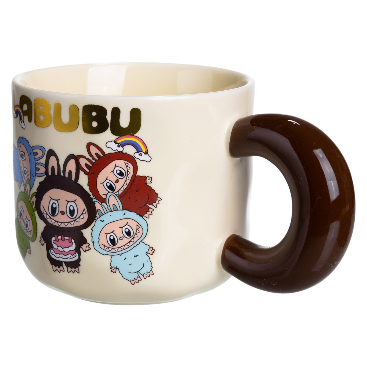 Чашка порцелянова Labubu 400 (мл) подарункова кружка прикольна чашка для дітей на подарунок FM-21A