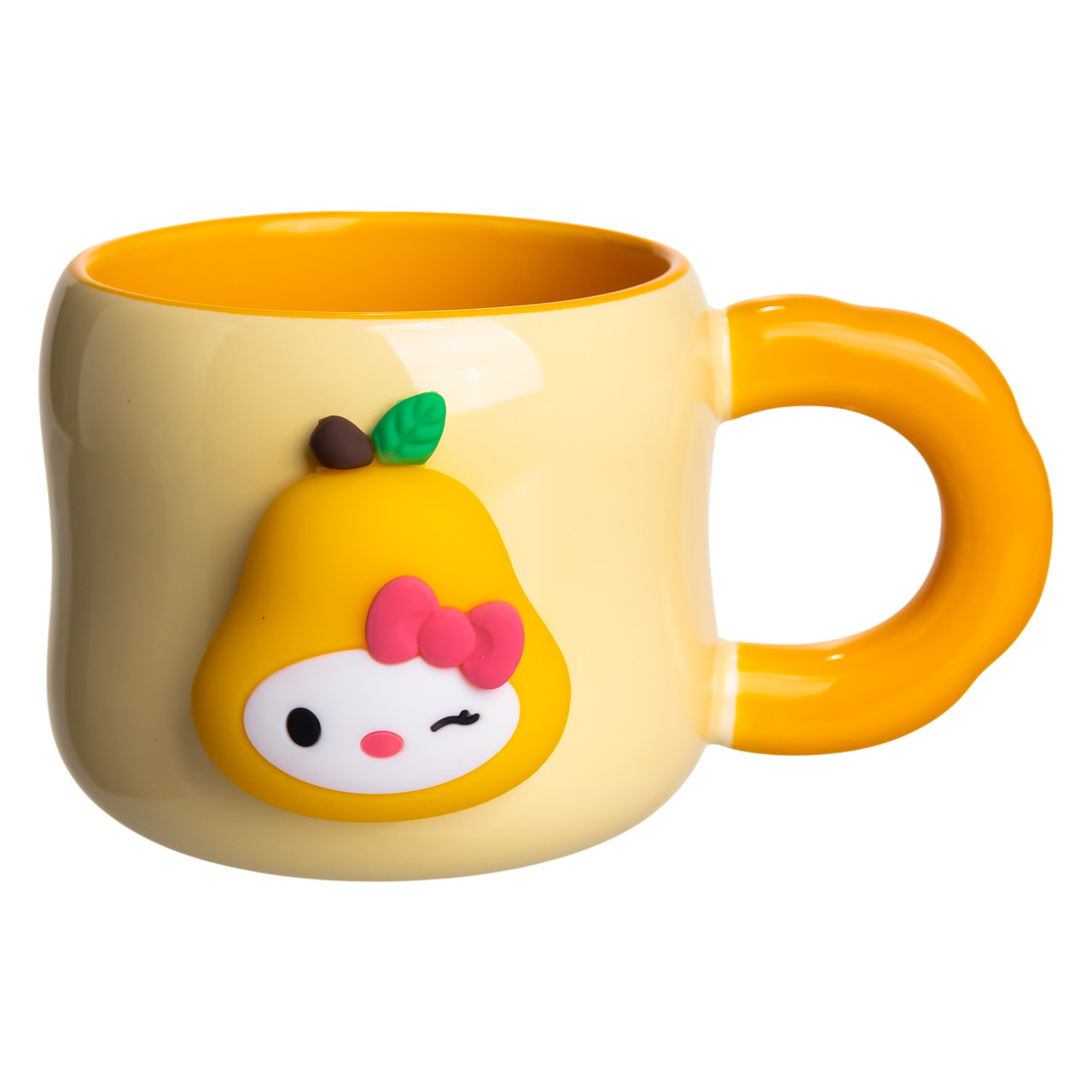 Кубок порцелянова з магнітом Sanrio 400 (мл) подарункова кружка прикольна чашка для дітей на подарунок Бежевий FM-37A