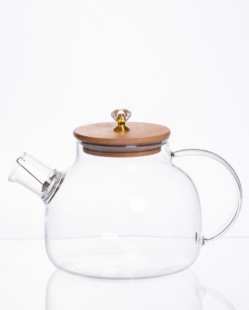 Чайний набір із товстого скла 5 предметів на 4 персони 64486-24