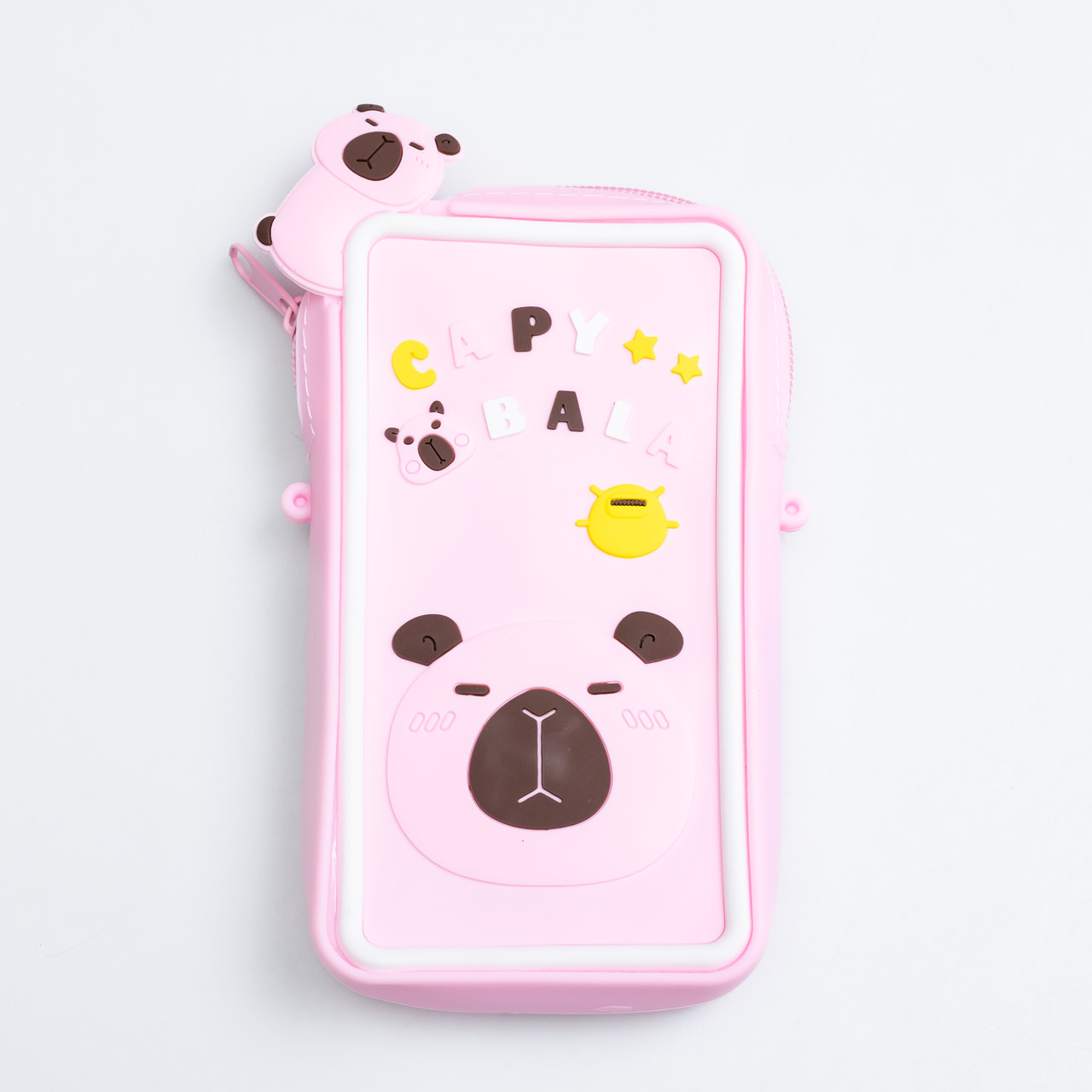 Дитяча силіконова сумочка-гаманець 7*10*3 см Рожевий HP-55-17P