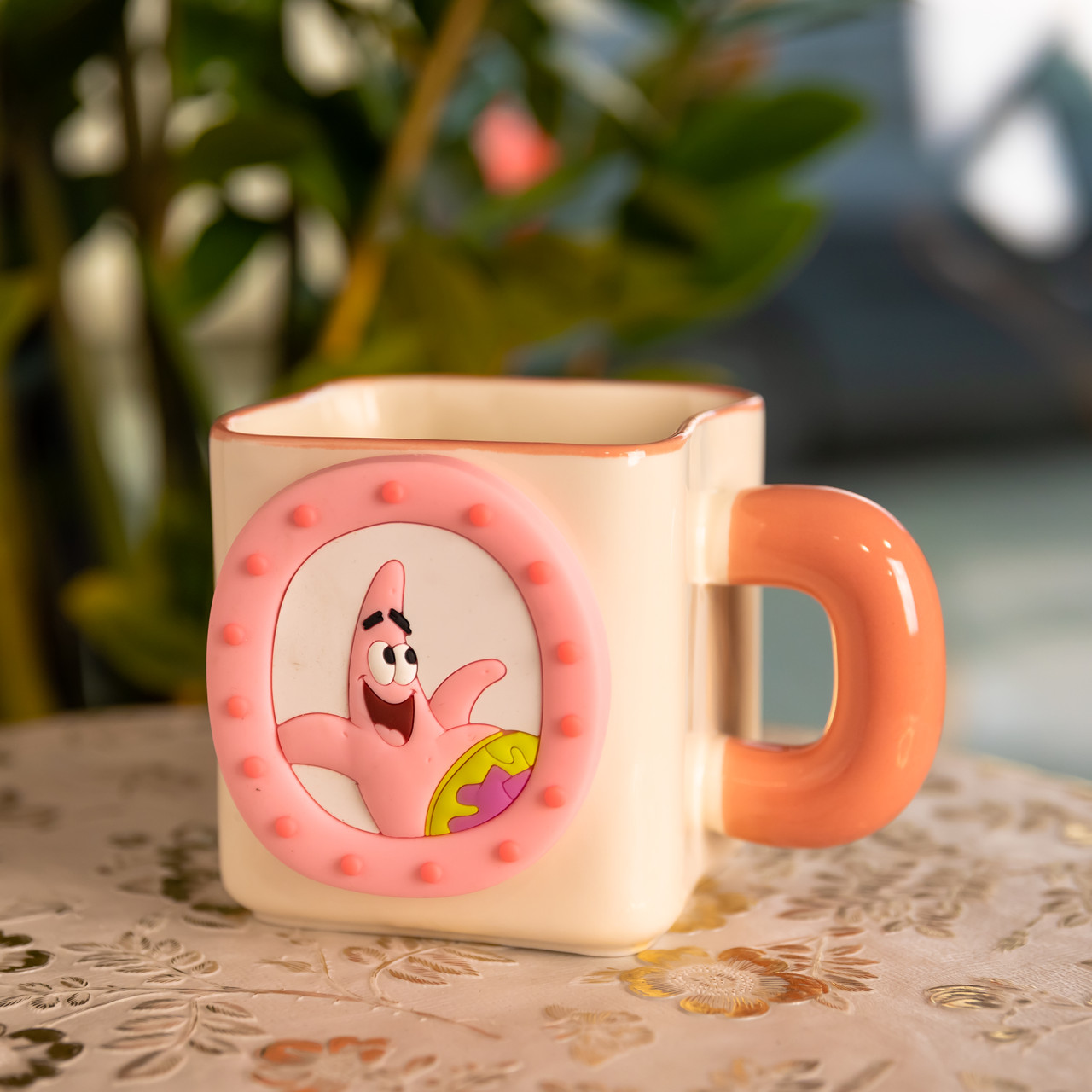 Порцелянова чашка "Патрік " з магнітним декором 500 мл, Кружка дитяча чашка із порцеляни на подарунок FM-12P