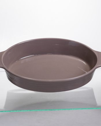 Форма для запікання овальна 36×22.5×7 (см) форма для духовки 2 літри Бежевий S1286