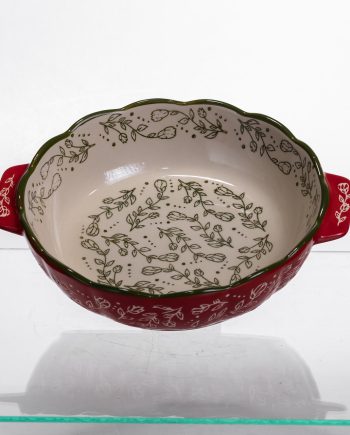 Форма для запікання Vintage Ø20 (см) кругла з ручками Червона HM04-06