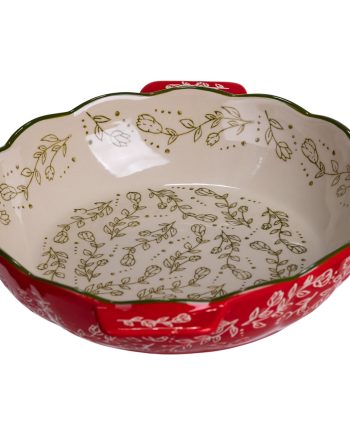 Форма для запікання Vintage Ø25 (см) кругла з ручками Червона HM04-07