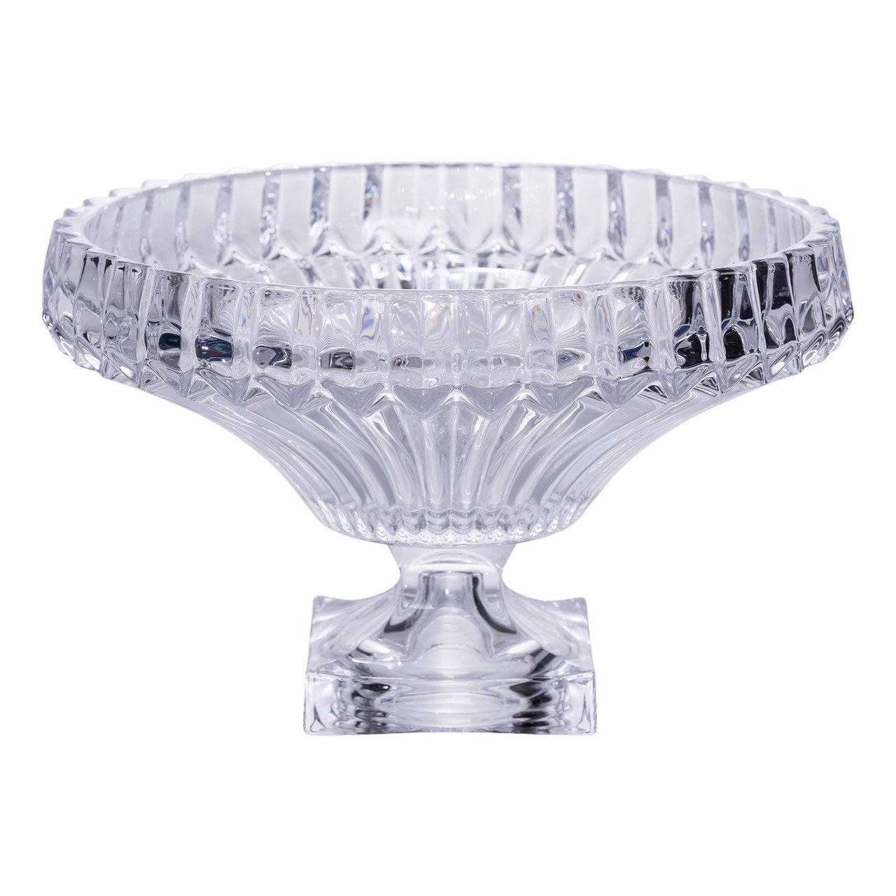 Фруктовниця скляна на ніжці Ø29 (см) Прозора HP-19-139RB